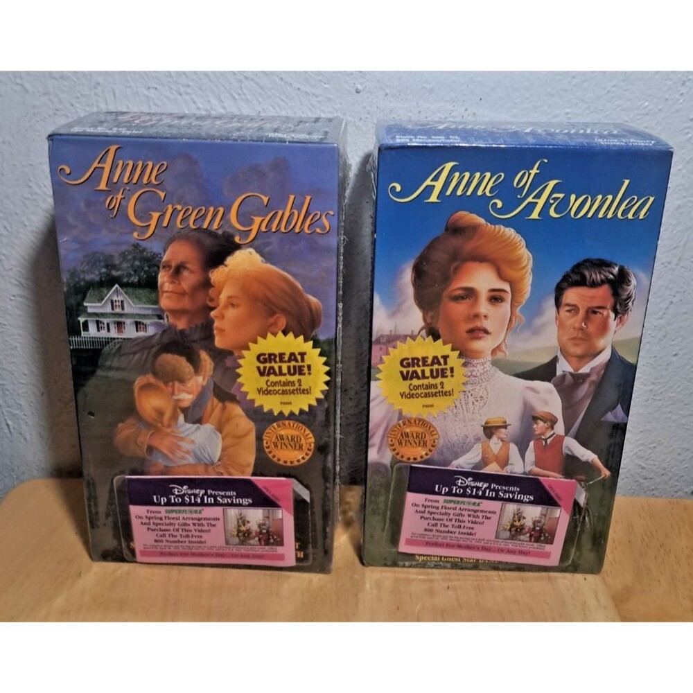 BRAND NEW SEALED VHS Anne Of Green Gables & Anne Of Avonlea